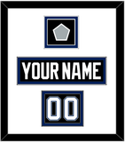 Tampa Bay Nameplate, Number (Shoulder) & Jersey Logo Patch - Road Black (2001-2007) - Double Mat 1