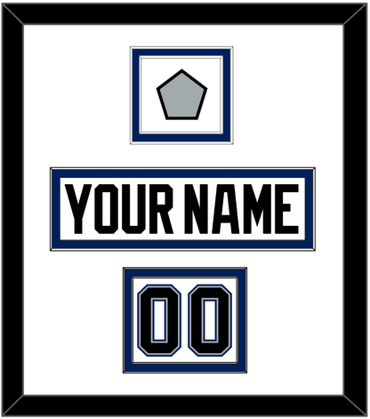 Tampa Bay Nameplate, Number (Shoulder) & Jersey Logo Patch - Home White (2001-2007) - Signature Tier 1