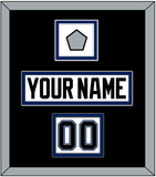 Tampa Bay Nameplate, Number (Shoulder) & Jersey Logo Patch - Home White (2001-2007) - Double Mat 2