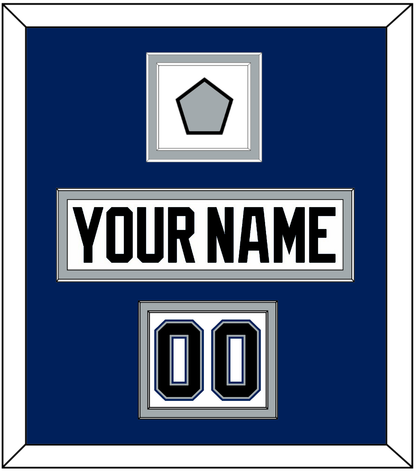 Tampa Bay Nameplate, Number (Shoulder) & Jersey Logo Patch - Home White (2001-2007) - Signature Tier 3