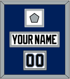 Tampa Bay Nameplate, Number (Shoulder) & Jersey Logo Patch - Home White (2001-2007) - Double Mat 3