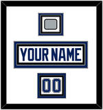 Tampa Bay Nameplate, Number (Shoulder) & 2004 Stanley Cup Finals Patch - Home White (2001-2007) - Triple Mat 1