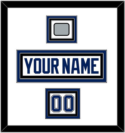 Tampa Bay Nameplate & Number (Shoulder) With Stanley Cup Finals Patch - Road White - Premier Tier 1