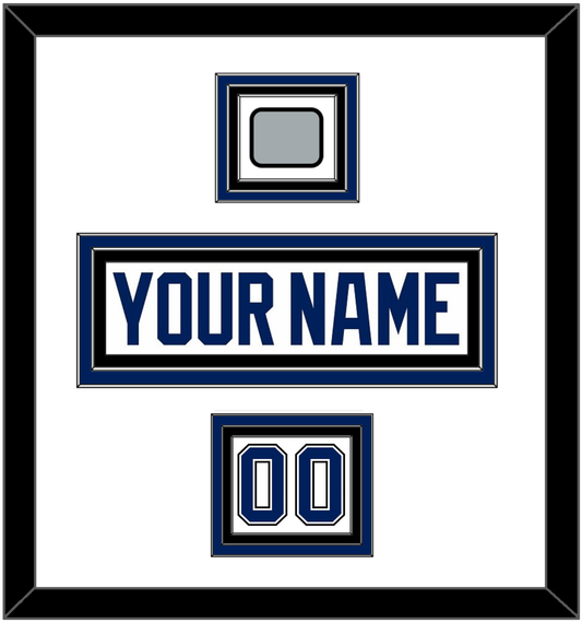 Tampa Bay Nameplate & Number (Shoulder) With Stanley Cup Finals Patch - Road White - Premier Tier 1