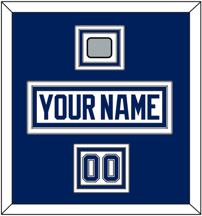 Tampa Bay Nameplate & Number (Shoulder) With Stanley Cup Finals Patch - Road White - Premier Tier 2