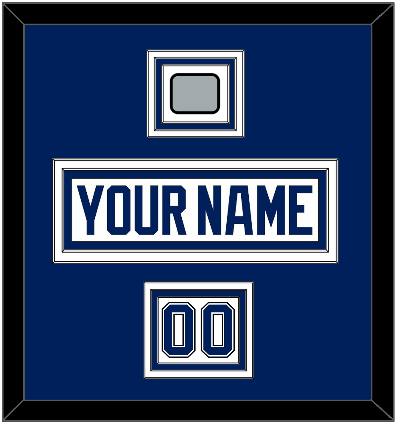 Tampa Bay Nameplate & Number (Shoulder) With Stanley Cup Finals Patch - Road White - Premier Tier 2