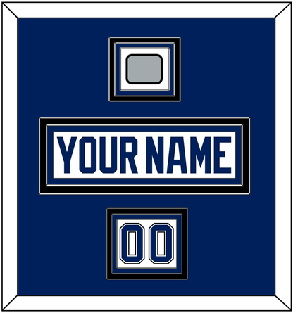 Tampa Bay Nameplate & Number (Shoulder) With Stanley Cup Finals Patch - Road White - Premier Tier 3