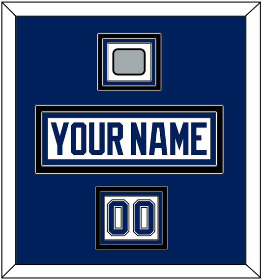 Tampa Bay Nameplate & Number (Shoulder) With Stanley Cup Finals Patch - Road White - Premier Tier 3