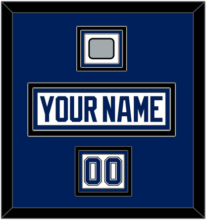 Tampa Bay Nameplate & Number (Shoulder) With 2020 Or 2021 Stanley Cup Champions Patch - Road White - Premier Tier 3