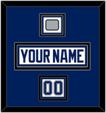 Tampa Bay Nameplate & Number (Shoulder) With Stanley Cup Finals Patch - Road White - Triple Mat 3