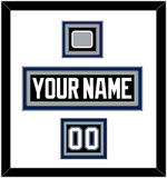 Tampa Bay Nameplate, Number (Shoulder) & Jersey Logo Patch - Road Black (2001-2007) - Triple Mat 1
