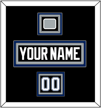 Tampa Bay Nameplate, Number (Shoulder) & Jersey Logo Patch - Road Black (2001-2007) - Premier Tier 2