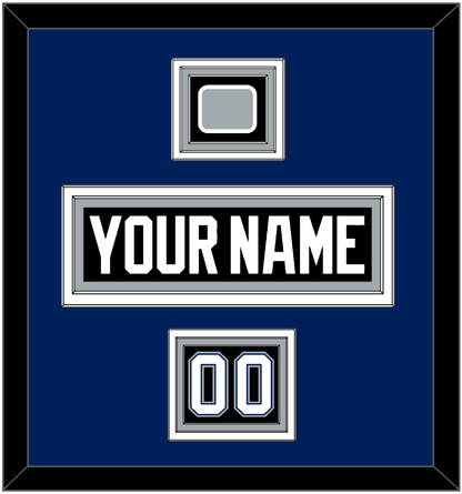 Tampa Bay Nameplate, Number (Shoulder) & Jersey Logo Patch - Road Black (2001-2007) - Premier Tier 3