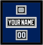 Tampa Bay Nameplate, Number (Shoulder) & Jersey Logo Patch - Road Black (2001-2007) - Triple Mat 3