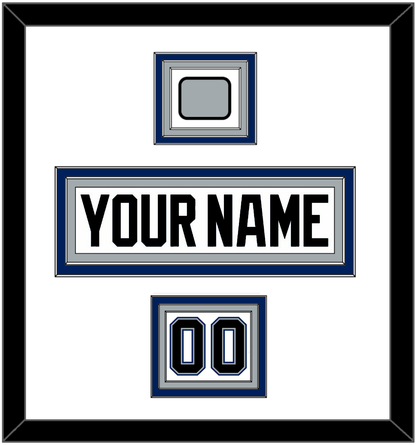 Tampa Bay Nameplate, Number (Shoulder) & Jersey Logo Patch - Home White (2001-2007) - Premier Tier 1