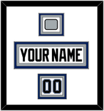 Tampa Bay Nameplate, Number (Shoulder) & Jersey Logo Patch - Home White (2001-2007) - Triple Mat 1