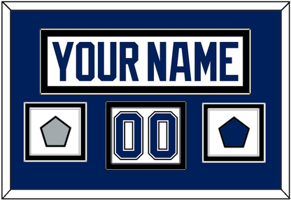 Tampa Bay Nameplate & Number (Shoulder) With 2020 Or 2021 Stanley Cup Finals Patch & Jersey Logo Patch - Road White - Signature Tier 2