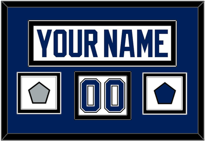 Tampa Bay Nameplate & Number (Shoulder) With 2020 Or 2021 Stanley Cup Champions Patch & Jersey Logo Patch - Road White - Signature Tier 2