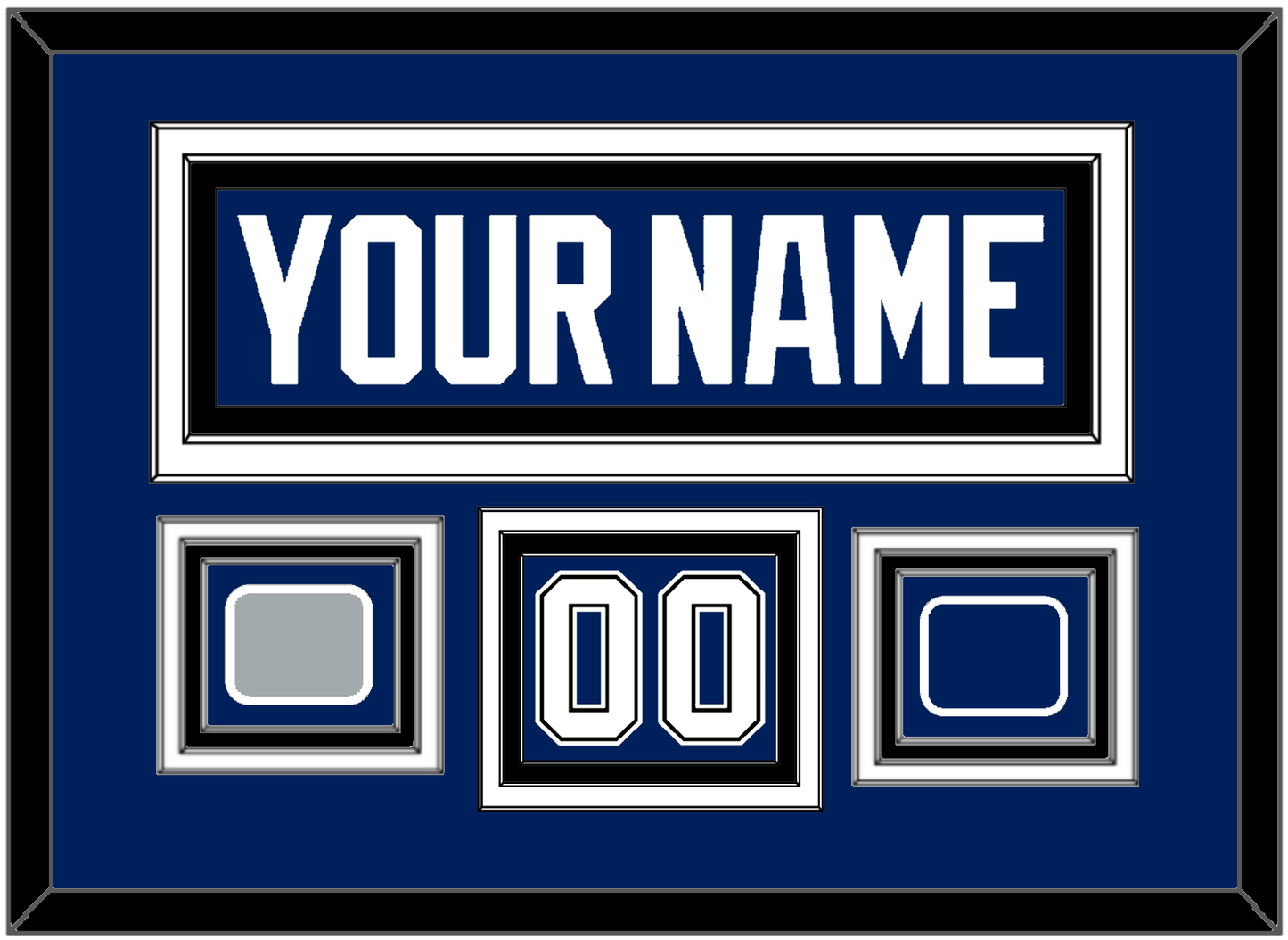Tampa Bay Nameplate & Number (Shoulder) With 2020 Or 2021 Stanley Cup Finals Patch & Jersey Logo Patch - Home Blue - Premier Tier 3