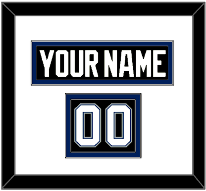 Tampa Bay Nameplate & Number (Shoulder) - Road Black (2001-2007) - Signature Tier 1