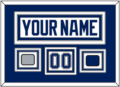 Tampa Bay Nameplate & Number (Shoulder) With 2020 Or 2021 Stanley Cup Champions Patch & Jersey Logo Patch - Road White - Premier Tier 2