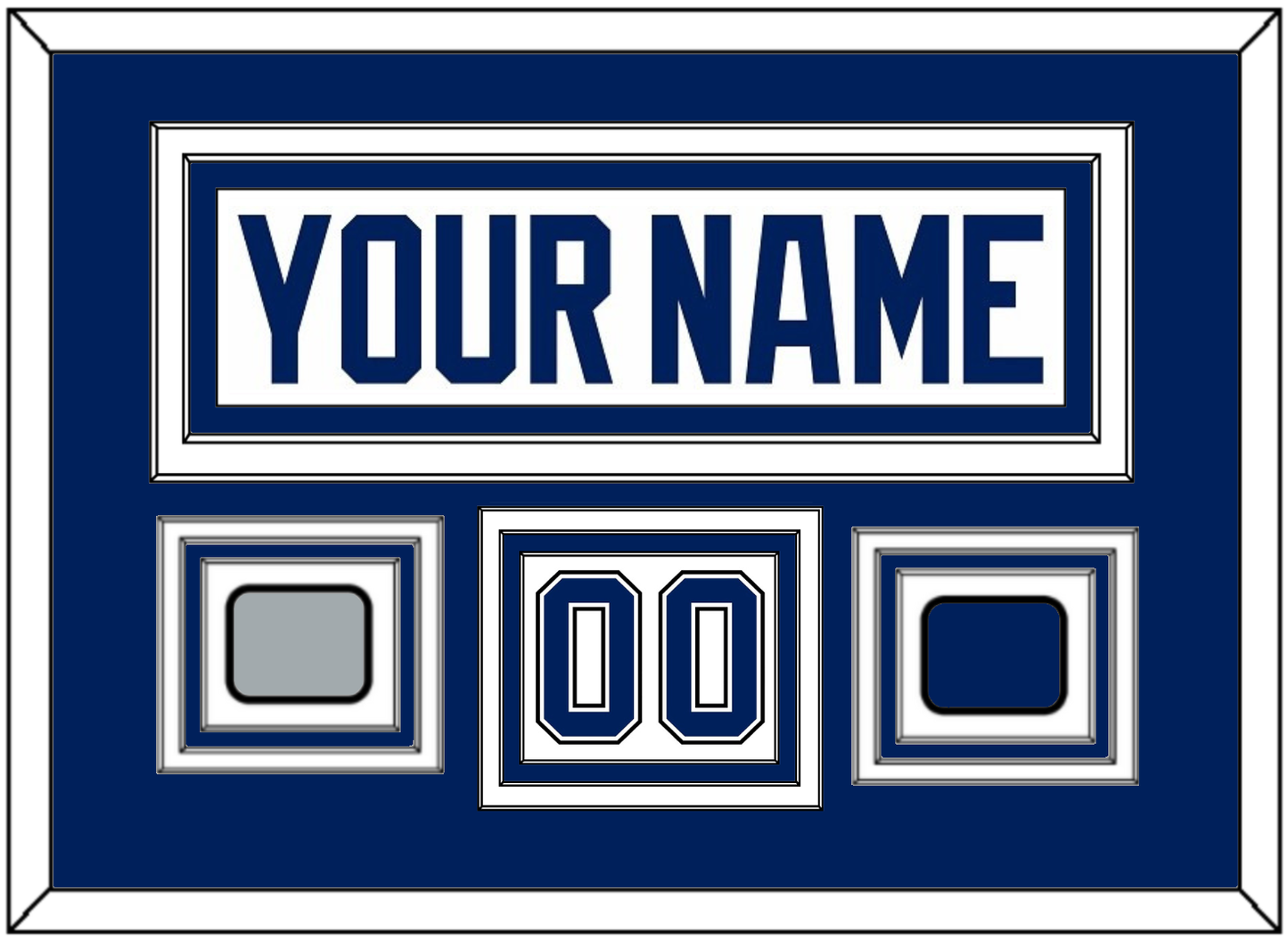 Tampa Bay Nameplate & Number (Shoulder) With 2020 Or 2021 Stanley Cup Finals Patch & Jersey Logo Patch - Road White - Premier Tier 2