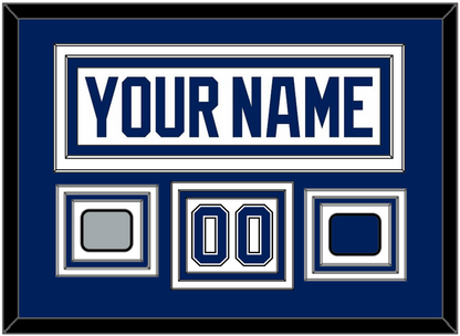 Tampa Bay Nameplate & Number (Shoulder) With 2020 Or 2021 Stanley Cup Finals Patch & Jersey Logo Patch - Road White - Premier Tier 2