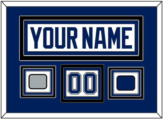 Tampa Bay Nameplate & Number (Shoulder) With 2020 Or 2021 Stanley Cup Finals Patch & Jersey Logo Patch - Road White - Premier Tier 3