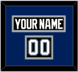 Tampa Bay Nameplate & Number (Shoulder) - Road Black (2001-2007) - Double Mat 3