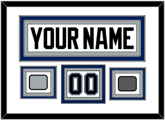 Tampa Bay Nameplate & Number (Shoulder) With 2004 Stanley Cup Finals & Jersey Logo Patches - Home White (2001-2007) - Premier Tier 1