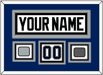 Tampa Bay Nameplate & Number (Shoulder) With 2004 Stanley Cup Finals & Jersey Logo Patches - Home White (2001-2007) - Premier Tier 3