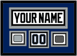 Tampa Bay Nameplate & Number (Shoulder) With 2004 Stanley Cup Finals & Jersey Logo Patches - Home White (2001-2007) - Triple Mat 3