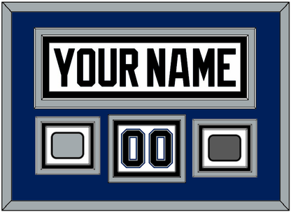 Tampa Bay Nameplate & Number (Shoulder) With 2004 Stanley Cup Finals & Jersey Logo Patches - Home White (2001-2007) - Premier Tier 3