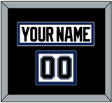 Tampa Bay Nameplate & Number (Shoulder) - Home White (2001-2007) - Double Mat 2