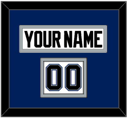 Tampa Bay Nameplate & Number (Shoulder) - Home White (2001-2007) - Signature Tier 3