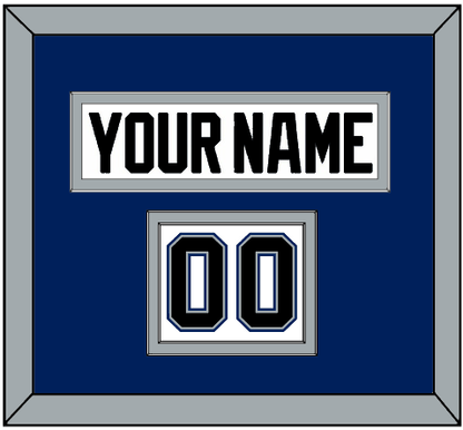 Tampa Bay Nameplate & Number (Shoulder) - Home White (2001-2007) - Signature Tier 3