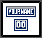 Tampa Bay Nameplate & Number (Shoulder) - Home Blue - Triple Mat 1
