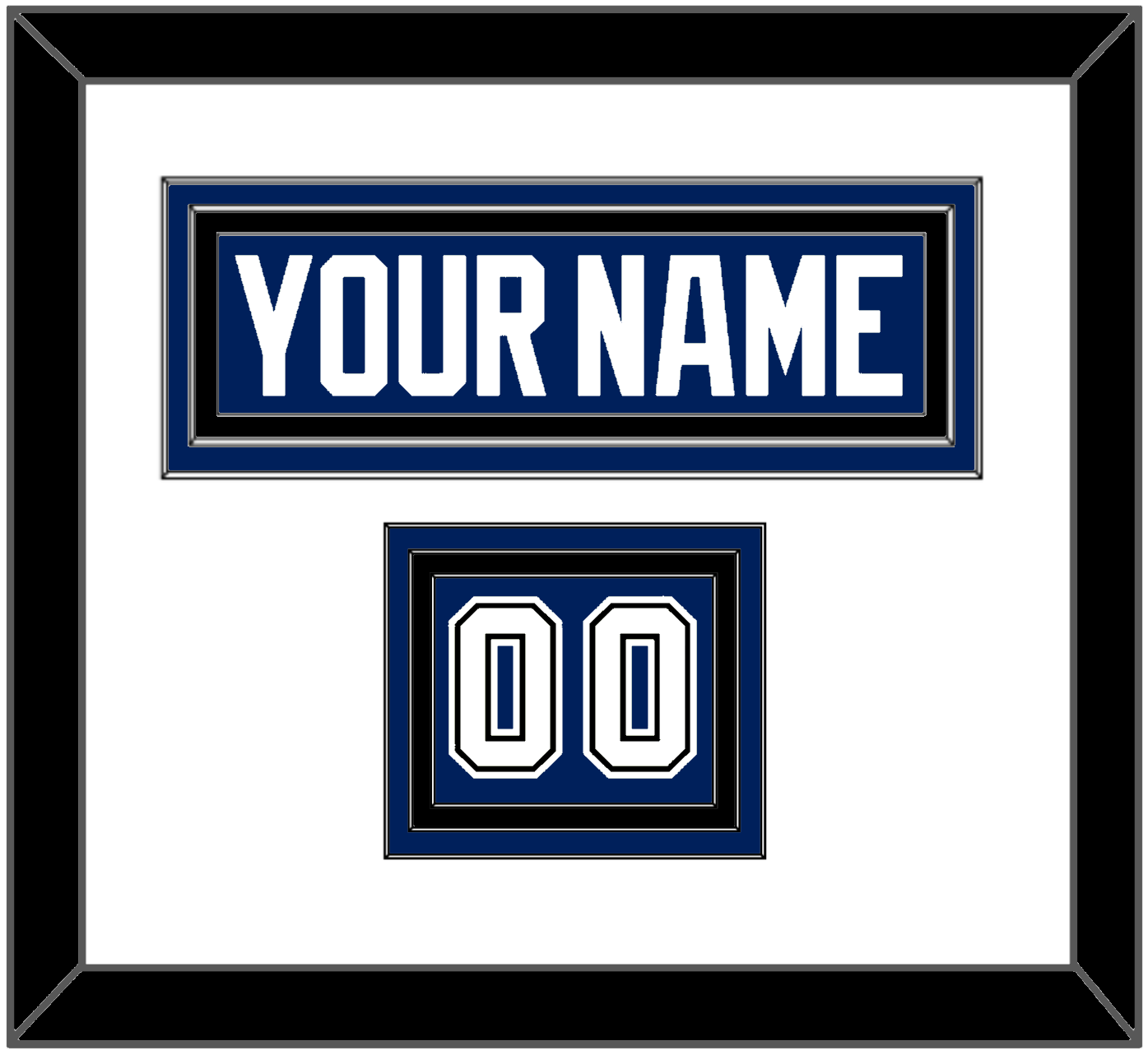 Tampa Bay Nameplate & Number (Shoulder) - Home Blue - Premier Tier 2