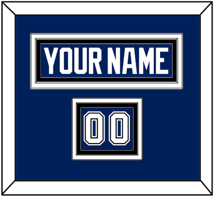 Tampa Bay Nameplate & Number (Shoulder) - Home Blue - Premier Tier 3