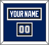 Tampa Bay Nameplate & Number (Shoulder) - Home Blue - Triple Mat 3