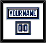Tampa Bay Nameplate & Number (Shoulder) - Road White - Triple Mat 1