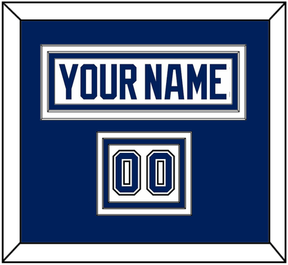 Tampa Bay Nameplate & Number (Shoulder) - Road White - Premier Tier 2