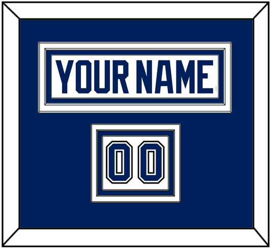 Tampa Bay Nameplate & Number (Shoulder) - Road White - Premier Tier 2