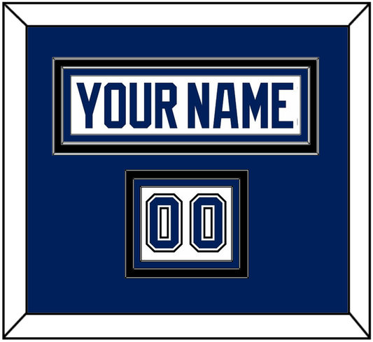 Tampa Bay Nameplate & Number (Shoulder) - Road White - Premier Tier 3