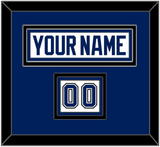 Tampa Bay Nameplate & Number (Shoulder) - Road White - Triple Mat 3