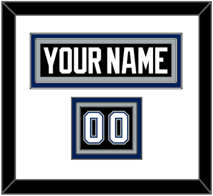 Tampa Bay Nameplate & Number (Shoulder) - Road Black (2001-2007) - Premier Tier 1