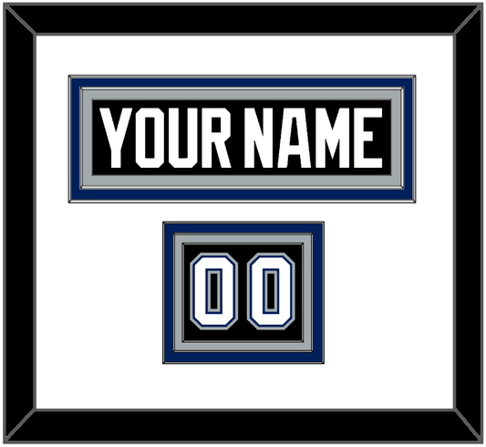 Tampa Bay Nameplate & Number (Shoulder) - Road Black (2001-2007) - Premier Tier 1