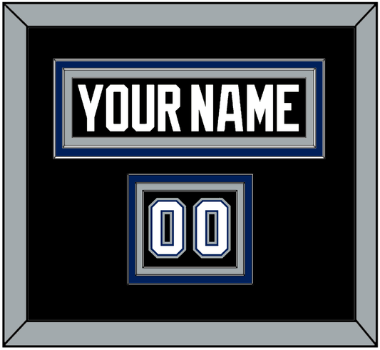 Tampa Bay Nameplate & Number (Shoulder) - Road Black (2001-2007) - Premier Tier 2