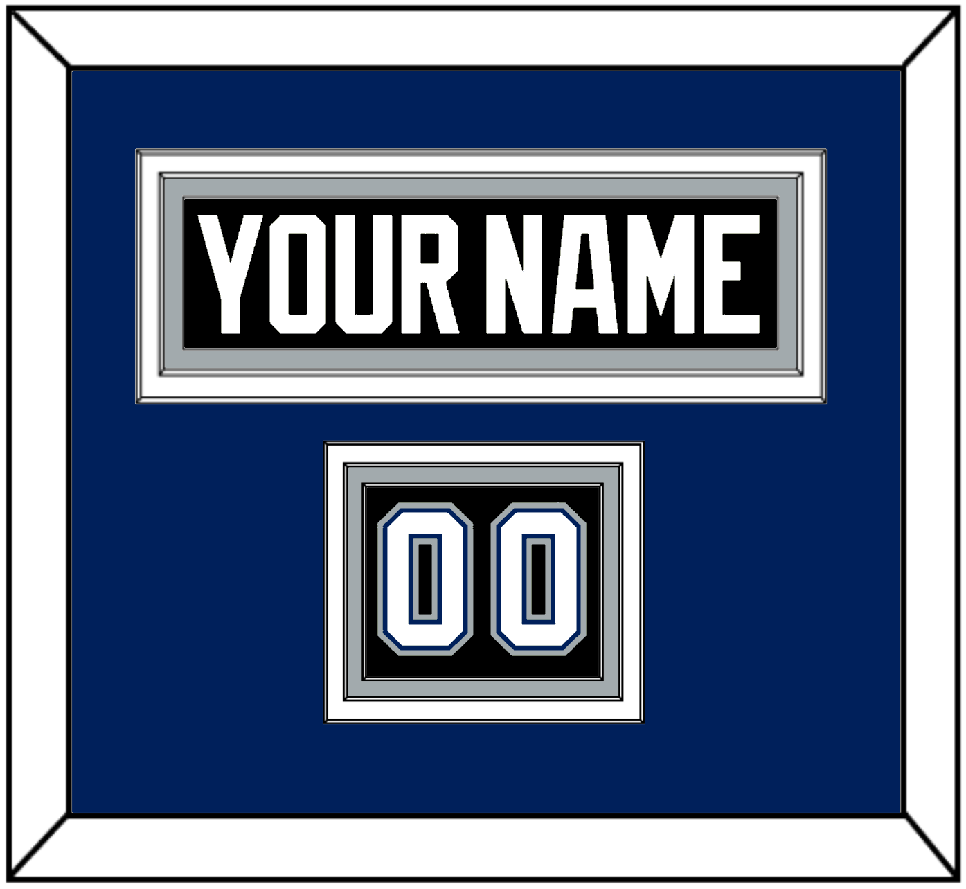Tampa Bay Nameplate & Shoulder Number