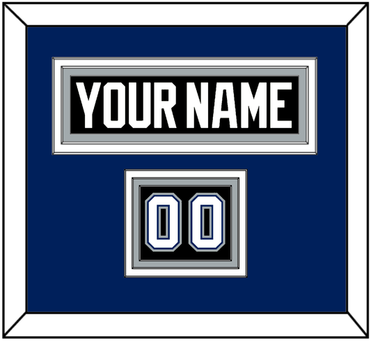 Tampa Bay Nameplate & Number (Shoulder) - Road Black (2001-2007) - Premier Tier 3